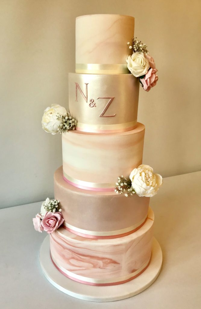 Blush Marble – Ann's Designer Cakes